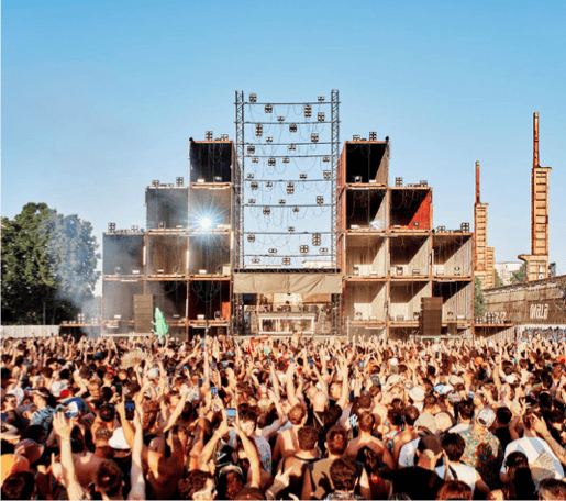 Solar stage at Kappa FuturFestival